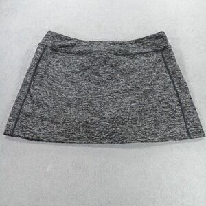BlevonH Womens Active Skort Grey XL Space Dye Built-in Shorts